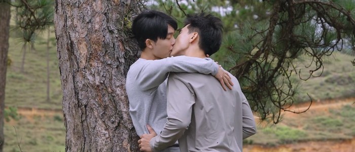 Awaiting Dawn is a Vietnamese BL series about a homestay. After his boyfriend's betrayal, the lead moves into a guesthouse and falls in love with the owner.