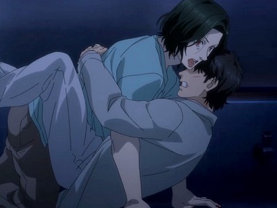 Mori and Sakamoto are fighting.