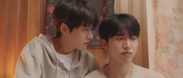 Boysmate is a short Korean BL series about two childhood friends who live together. They reconnect after years apart, but a failed love confession in their past continues to haunt them.