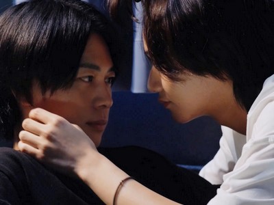 Keita and Joji flirt with each other.