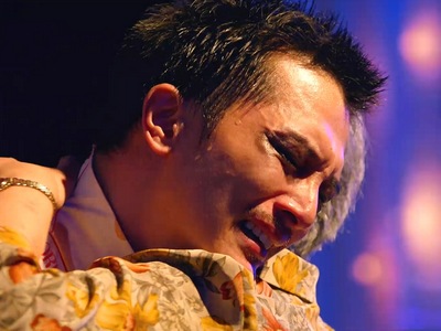 Jay cries after performing his play in the Dear Ex ending.