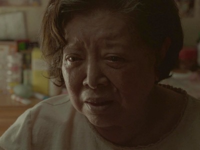 Xiu-yu is in tears after losing her eyesight.