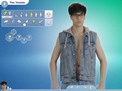 Pi imagines himself as a character in Sims 4.