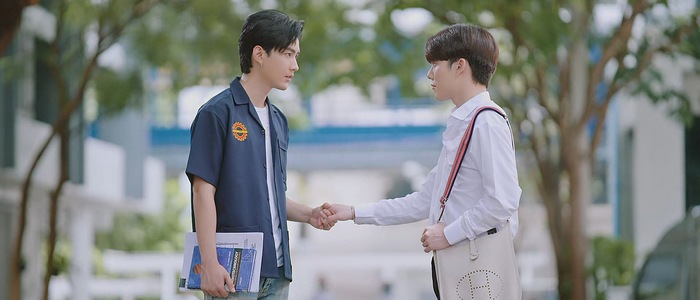 Mark tries to convince Kit to be his boyfriend in the Thai BL series Gen Y.