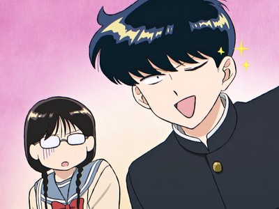 Nakamura winks after becoming friends with Hifumi.