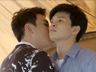 Yi Chen tries to resist Chin Teng's aggressive advances towards him.