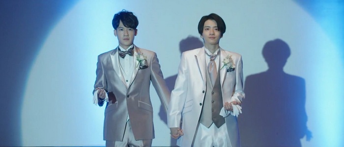 He and I Are the Grooms is a Japanese BL drama about a gay couple on their wedding day.