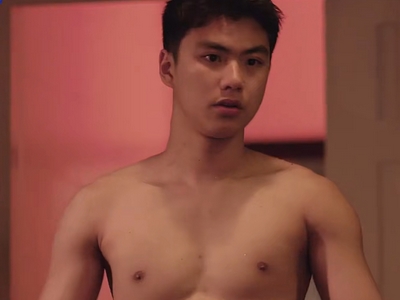 Thun gets shirtless in Episode 1 and Episode 2 of He's Coming to Me.