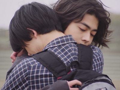 Shun and Nagisa share an embrace in the ending of His: I Didn't Think I Would Fall in Love.