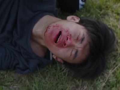 Liao attacks Xun at the end of Hot Blood and Outburst of Rage.