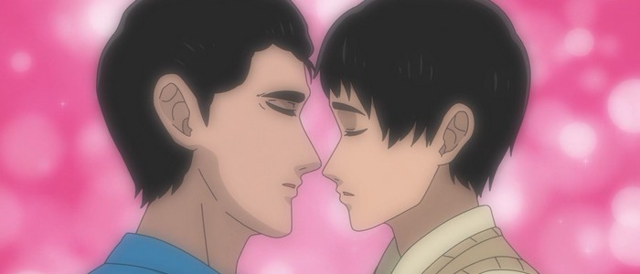 Kuso Miso Technique is a Japanese BL anime series about two men who hook up in a public restroom.