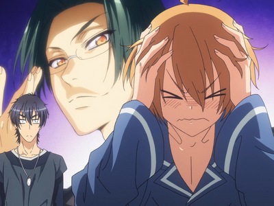 Rei keeps excusing Ryouda's bad behaviour to Izumi.