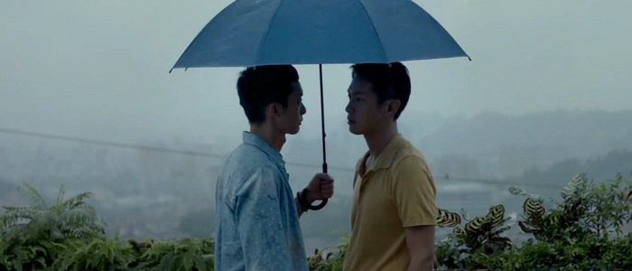 Fei and Long are rentboys in the Taiwanese gay movie Moneyboys.