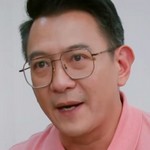 Win's dad is portrayed by a Thai actor.