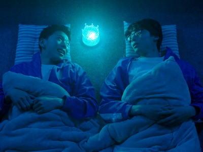 Daichi and Kousuke talk at night.