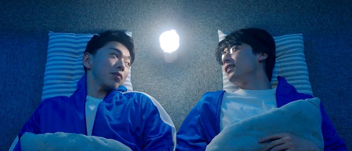 Second Blue is a Japanese BL series about a book designer who reunites with a school crush. They must collaborate on a project, which brings back romantic sparks.