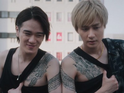 Odajima and Asahi have matching tattoos.