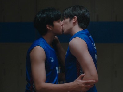 Sprite and First kiss in the locker room.
