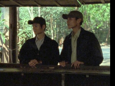 Viet and Nam wear hats.
