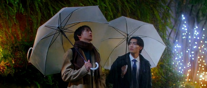 When It Rains, It Pours is a Japanese BL series about two men in unfulfilling relationships. 